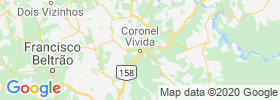 Coronel Vivida map